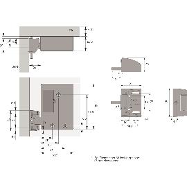 HETTICH Hettlock RFID Fallenschloss Proxy 125 KHz Schwarz