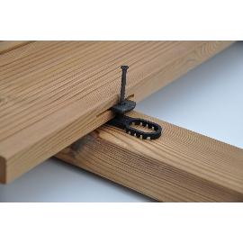 KARLE & RUBNER 7119 K&R Terraflex N6 Mit Schraube A4 5x50mm Für Holz-Unterkonstruktion Inhalt: 120 Stück Screw 5 X 50 Mm For Wood Substructure Pack Of 120, Black