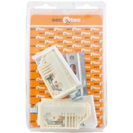 Artikelbild für SECOTEC Schrankaufhänger-Set verstellbar Kunststoff weiß SB-1 GT BL12