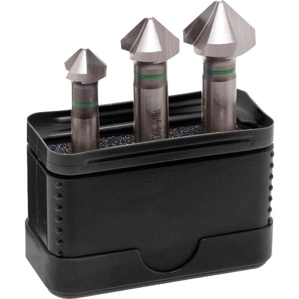 Sensise HSS Kegelsenker-Set, 6-teilig, 90 Grad, Für Holz & Metall – Größen: 6, 8, 9, 12, 16, 19 Mm