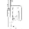 Einstemm-Riegelschloss 61005 tosisch, DM 50 mm, links, Stahl verzinkt