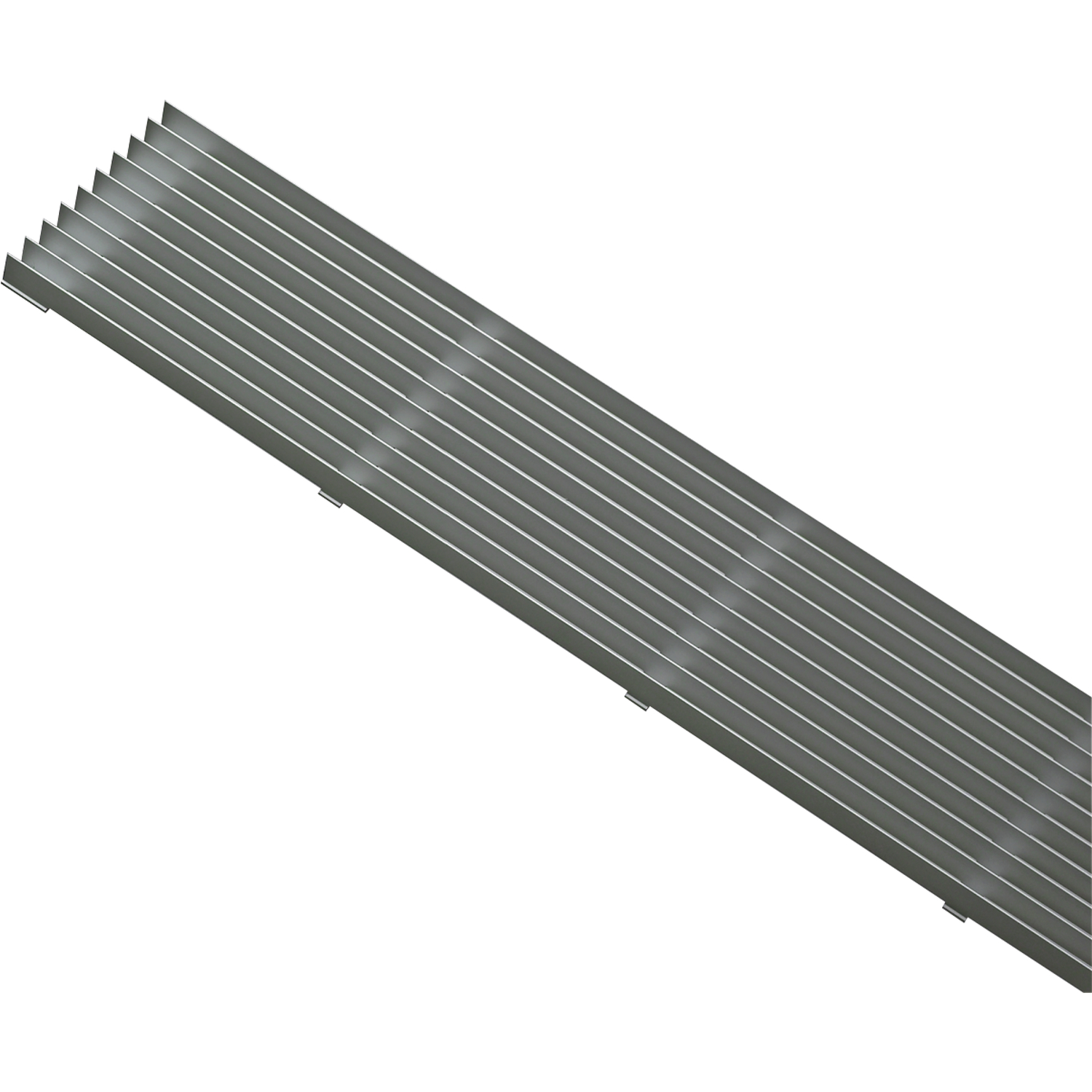 Aluminium natur eloxiert Breite 60 mm Lüftungsgitter Länge 400 mm 