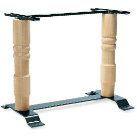 Artikelbild für POHL Kufentischgestell 2 Säulen Abtenau, Höhe 720 mm, schwarz beschichtet