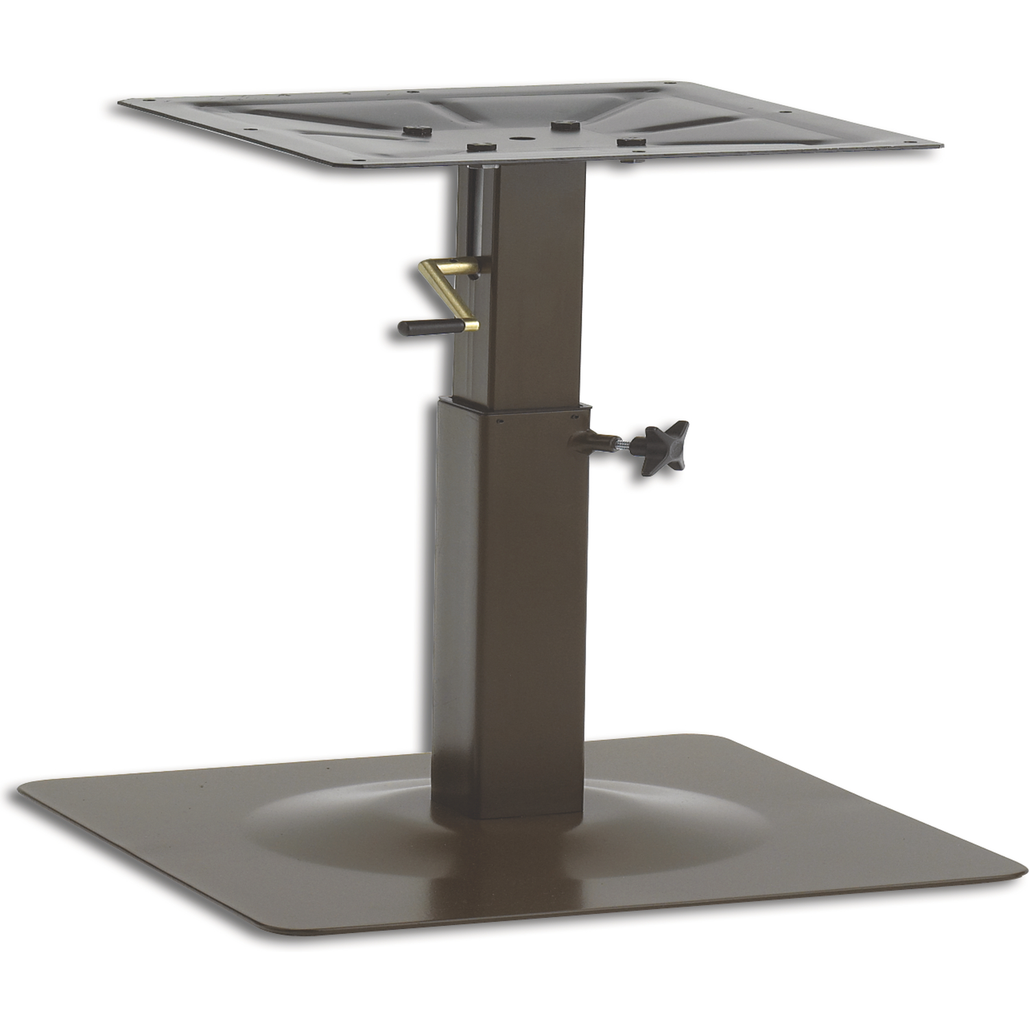 Base tavolo regolabile in altezza Basel - verniciato nero
