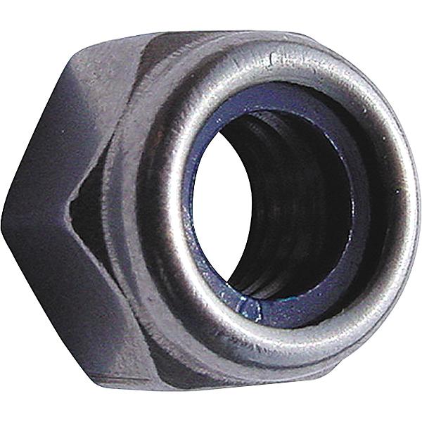 Nylock-Kontermuttern Aus Edelstahl 304 – 25 Stück, 8-32 UNC, Selbstsichernd Mit Nyloneinsatz Nylock-Kontermuttern Aus Edelstahl 304 – 25 Stück, 8-32 UNC, Selbstsichernd Mit Nyloneinsatz