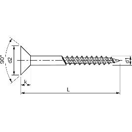 Produktbild von Fischer Sicherheitsschraube 7, 0x65 6-Kt. - 200 Stück - Art.-Nr