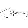 Ringschraube aus Edelstahl mit metrischem Gewinde AISI316/A4 kaufen -  Staalkabelstunter