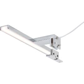 SO-TECH® LED Applique De Miroir Lampa Encastrable Luminaire AALTO Aluminium Acier Chrome Poli | Longueur 500 Mm | Lampe