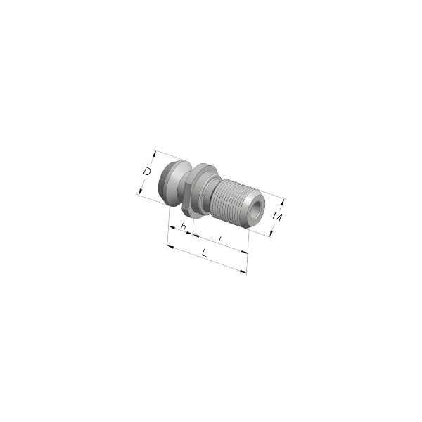 GSW Anzugsbolzen ISO 7388II B SK40-M16 – Präzisi Produktbild-Vorschau 14