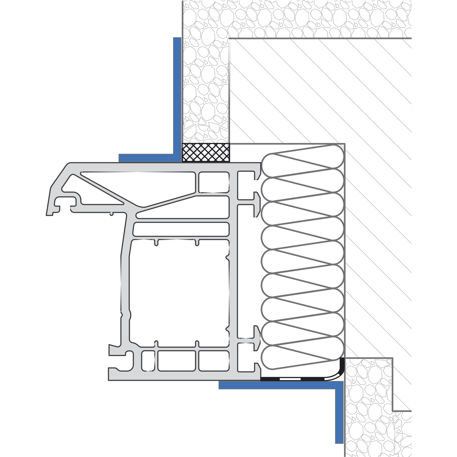Profilo angolare 150x100x2,5 tondo PVC bianco per fughe e giunti