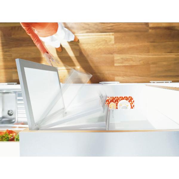 BLUM Aufsteckteil-Scharnier gekröpfter Bandarm, BLUMOTION 973A, Stahl