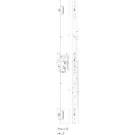 PLANET Click-Türschwelle F140, Länge 1190 mm, Aluminium silber