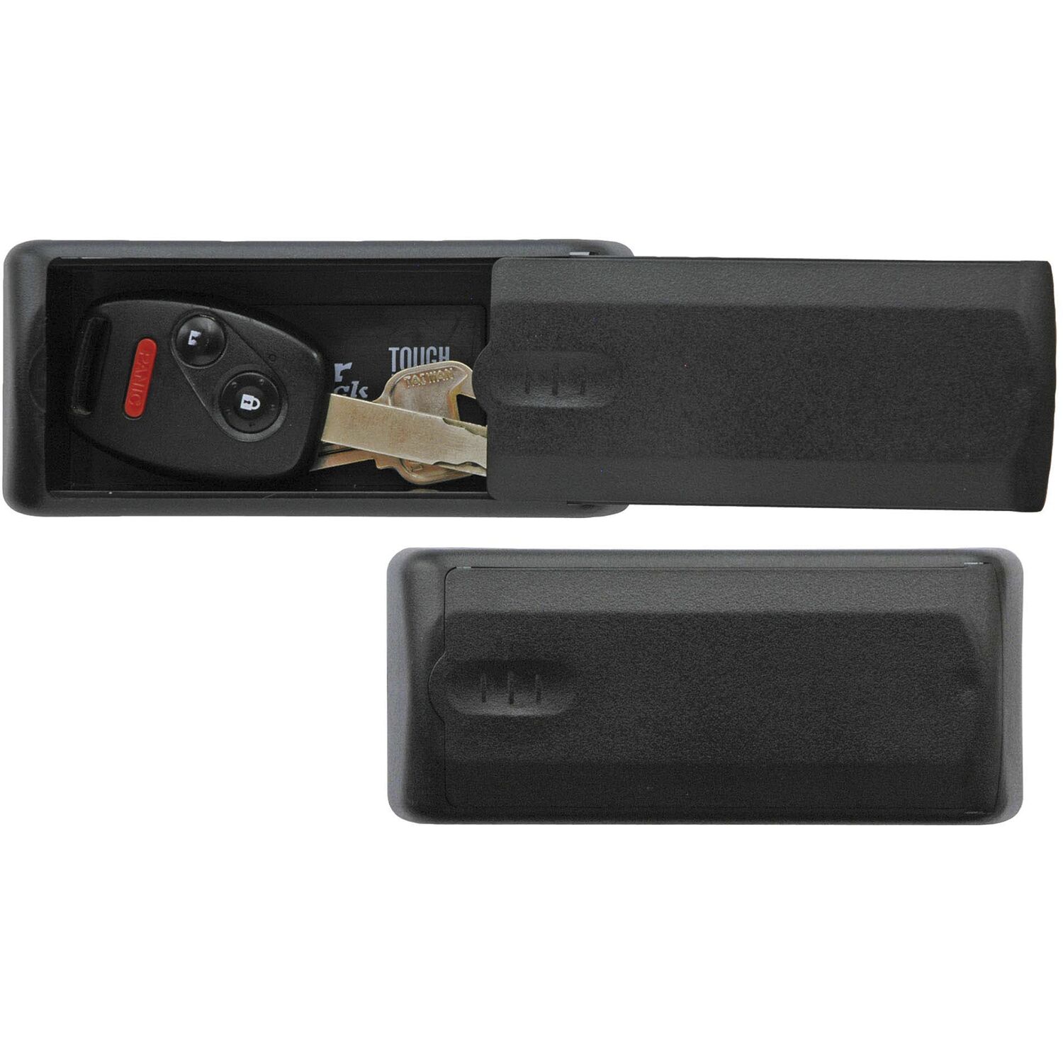 MASTER LOCK Schlüsselsafe Mini magnetisch, 119 x 51 x 29 mm, Kunststoff  schwarz