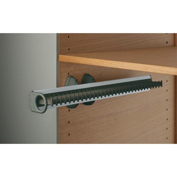 100 Kleiderbügel Weiß - Mit Krawattenhalter & Antirutschrillen