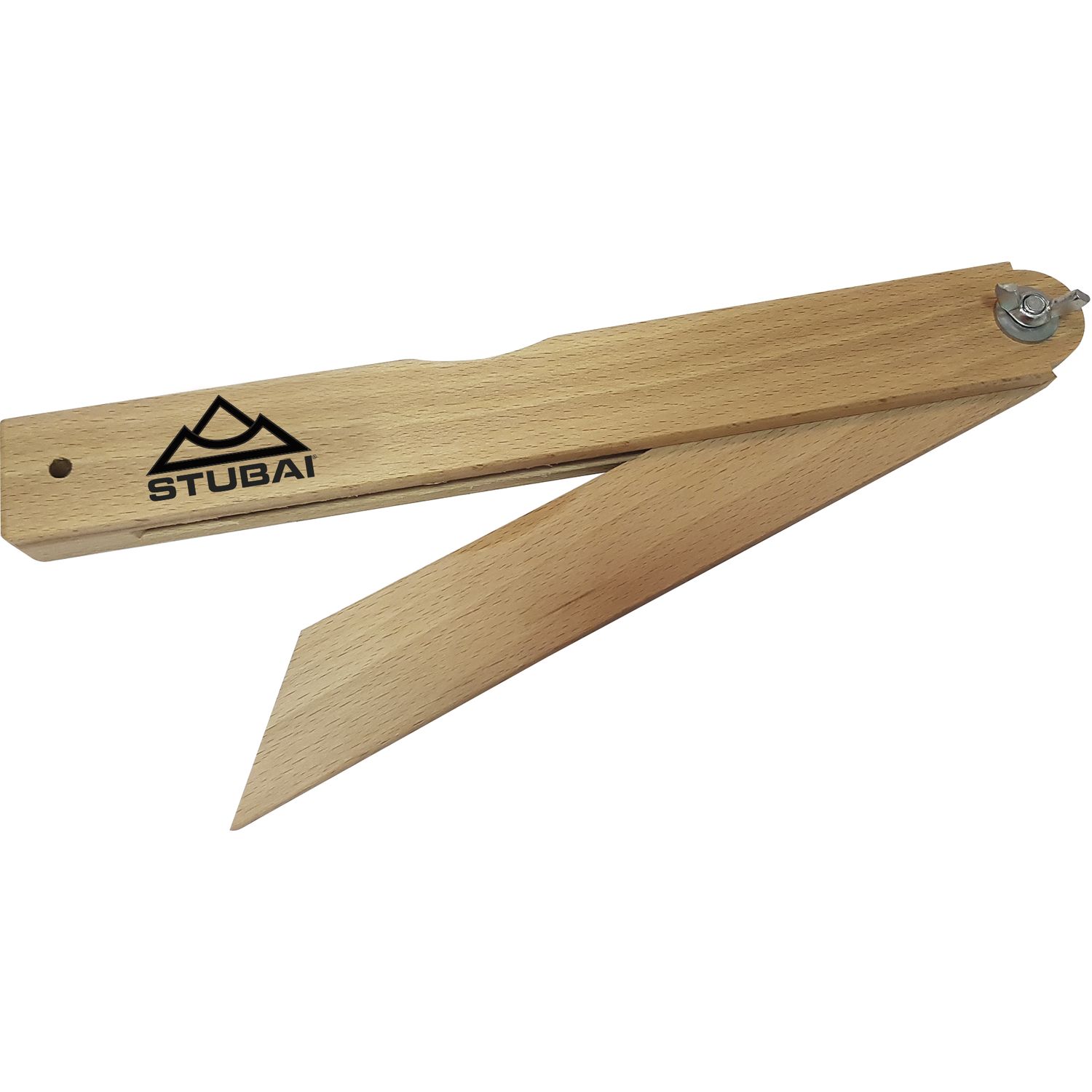 STUBAI falsa squadra legno regolabile lunghezza 300 mm, larghezza 33 mm