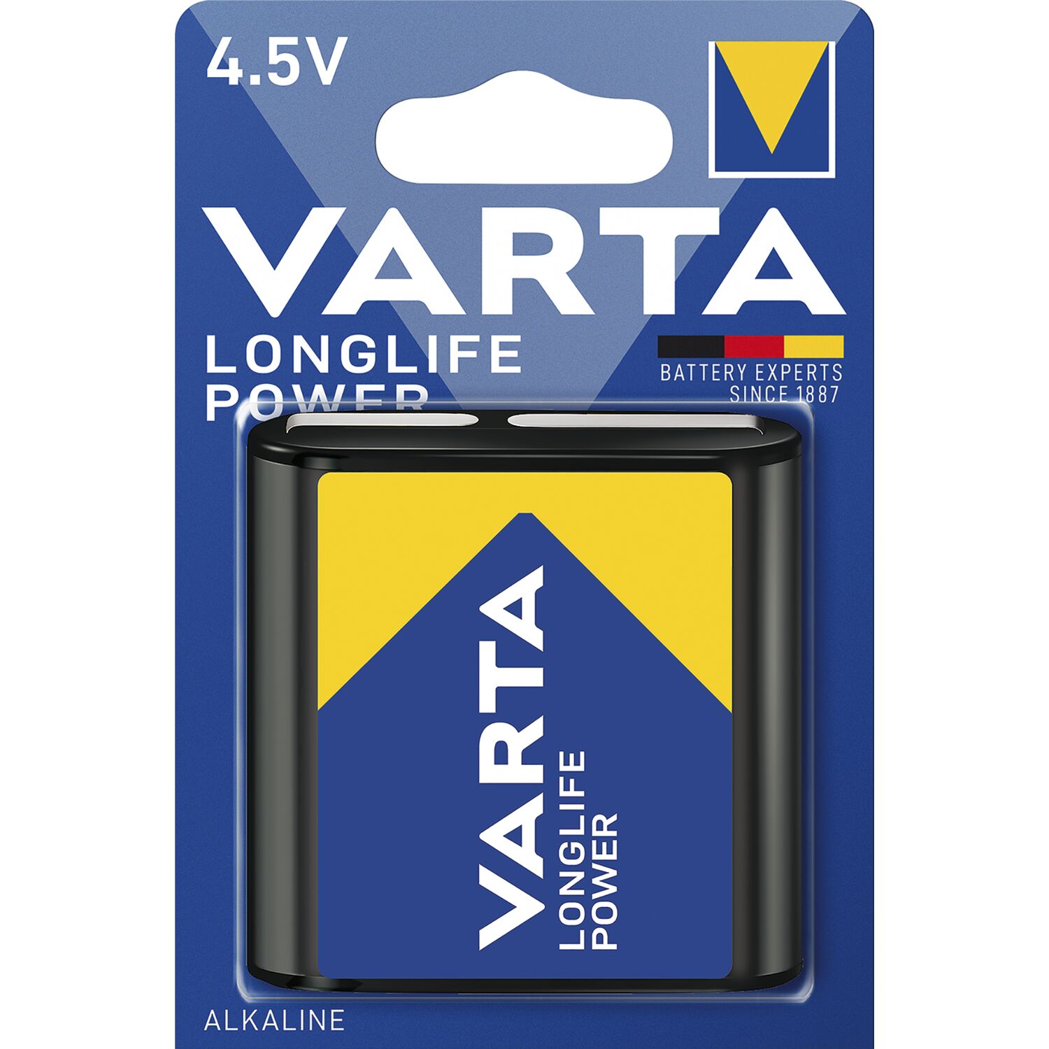 Power 4.5V 3LR12 1 Stück VARTA Longlife Batterie