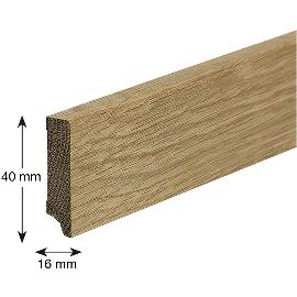 ADMONTER Sockelleiste Eiche natur geölt, 16/40