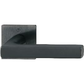 Slika artikla za HOPPE garnitura kvaka DALLAS - bez rozetne za ključeve, mesing crna satinirana