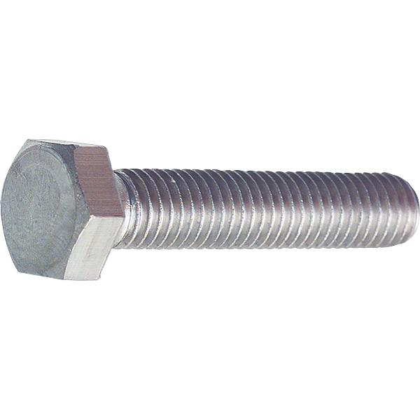 Vite A Testa Esagonale M8 X 1,25 &ndash; Filettatura Completa, DIN 933, Classe 8.8, Zincata