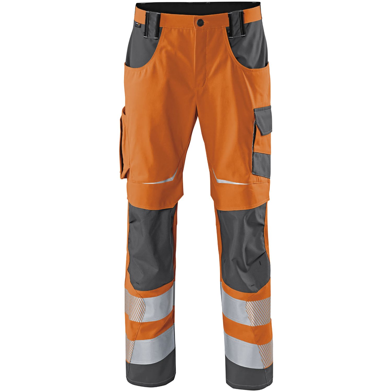Warnschutzhose 2 Reflectiq orange/grau 52 KÜBLER Klasse