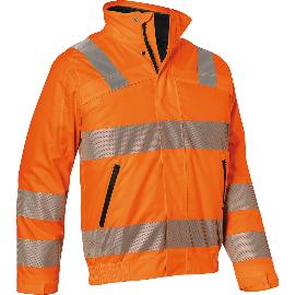 KÜBLER Warnschutzhose Reflectiq orange/grau 52 Klasse 2