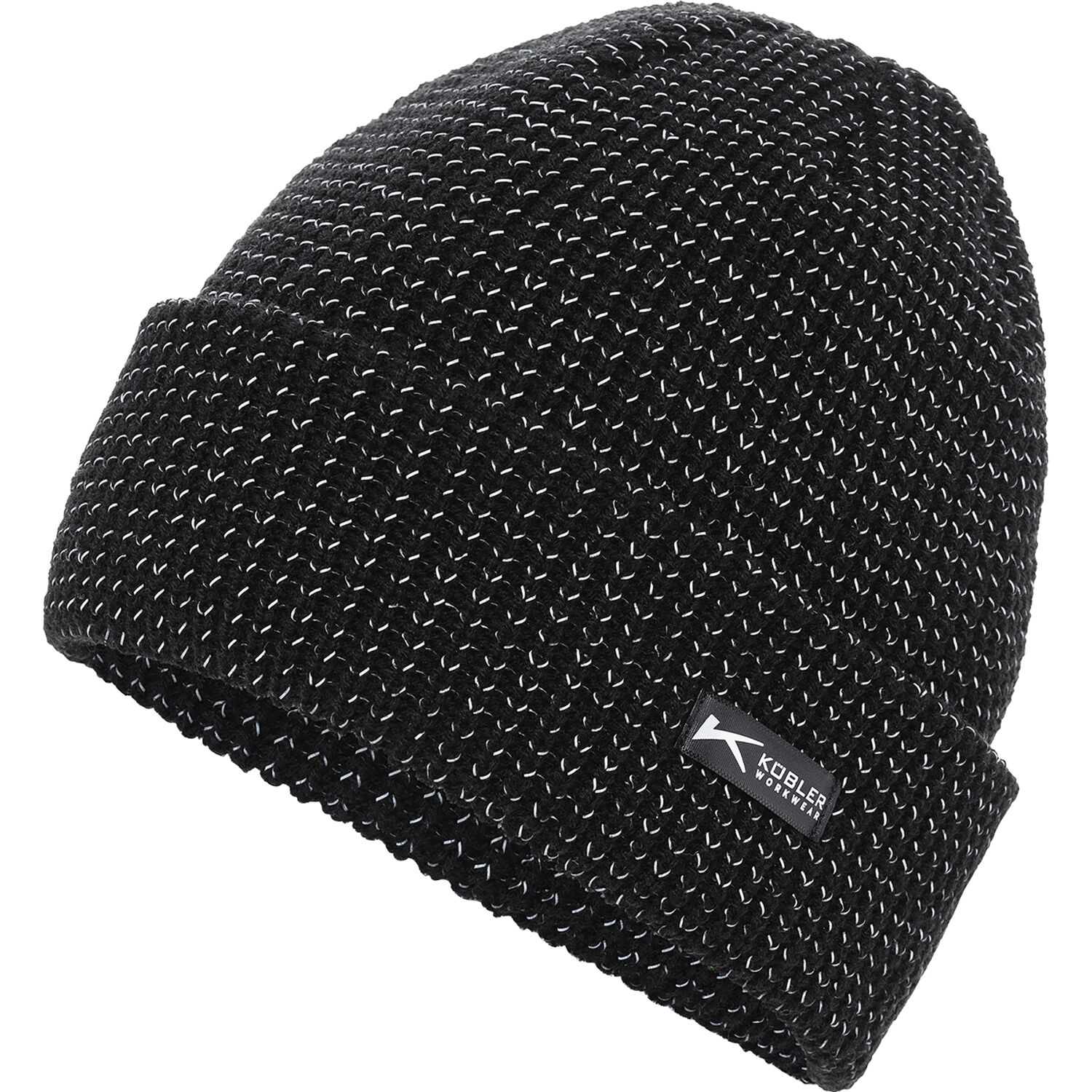 schwarz Haube Mütze unisex Strick 8207 - KÜBLER