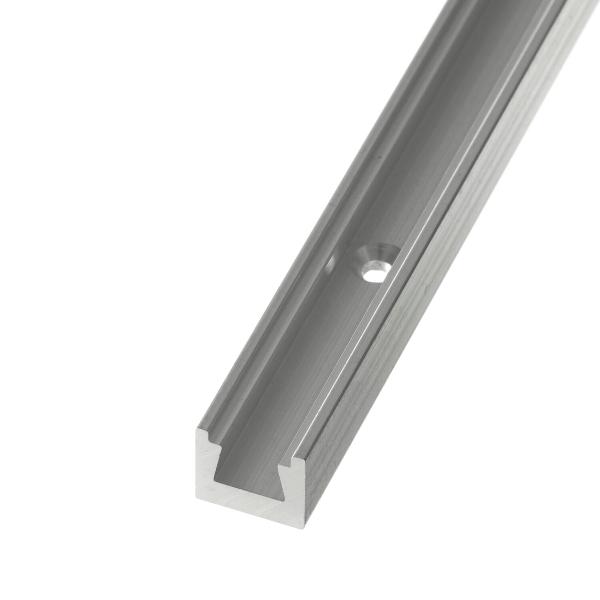 Keilverbinderschiene Aluminium blank, 595 mm, gebohrt