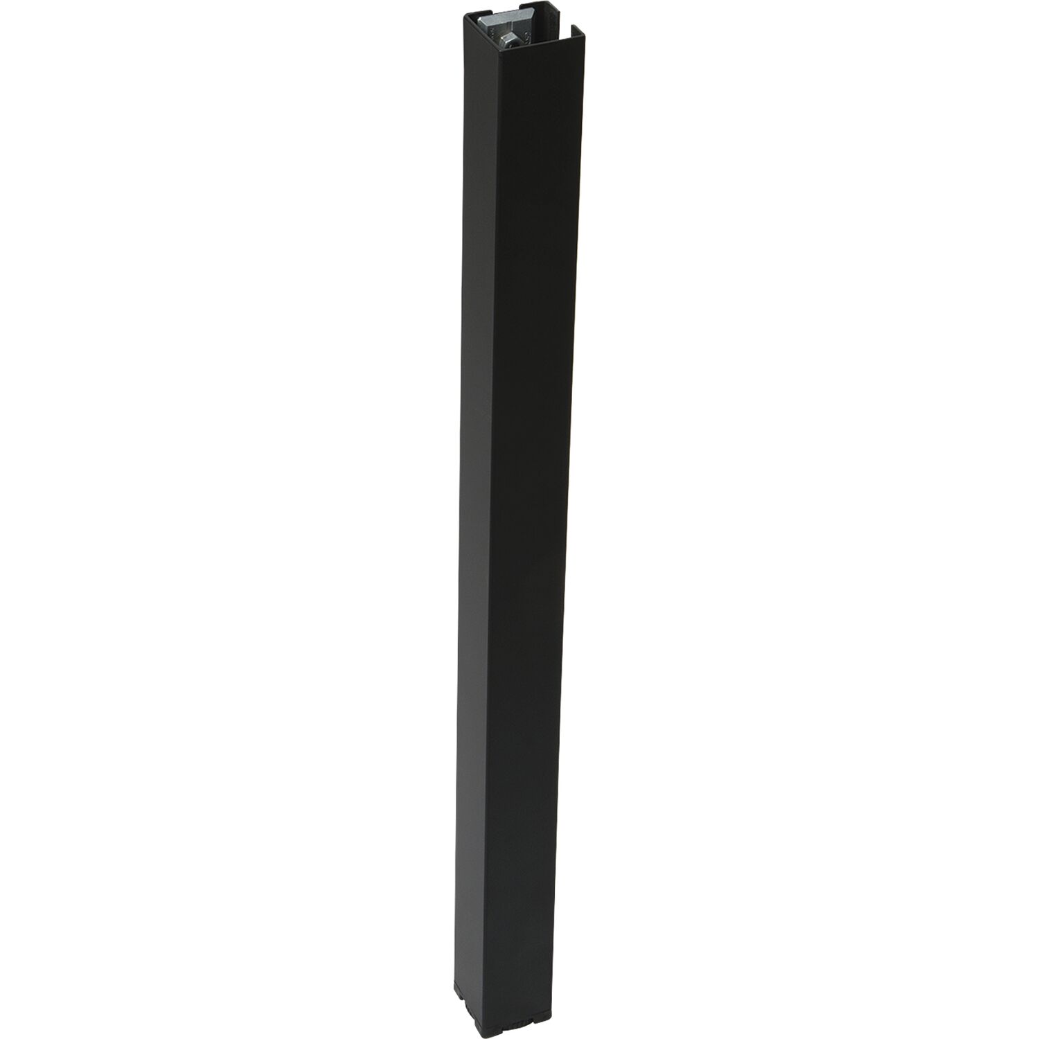 Gambe tavolo sistema blocchi, altezza 710 mm, acciaio, nero