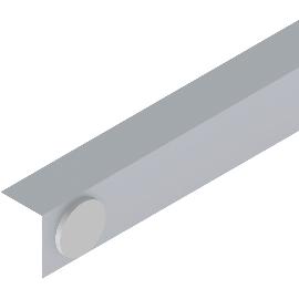 Artikelbild für HELM GT Abstandsprofil 9 mm auf Maß silber eloxiert