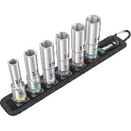 Artikelbild für WERA Steckschlüssel-Satz 1/2" Zyklop Belt C Deep1 6-teilig
