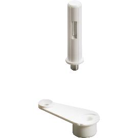 Obrázok pre HETTICH čapový záves, 110°, biely plast