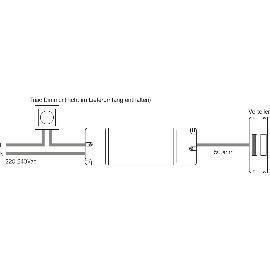 DOMUS LINE LED Netzteil 24V Dimmbar – 12-120 Watt, Mit 9-fach Verteiler & Euro-Flachstecker