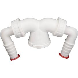 Artikelbild für HL Doppelanschlusskopf 6/4"x3/4" für Siphon HL6