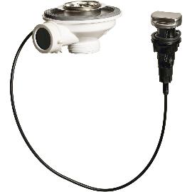 Obrázek produktu pro SOLIDO 6/4" excentrická sada sítového koše s otočným knoflíkem chrom, otvor 25mm