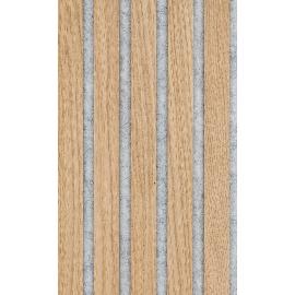 Artikelbild für Akustikpaneel Muster Eiche Natur roh / grau