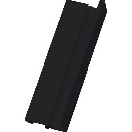 Artikelbild für REHAU Schlagleiste mit verdecktem Schraubkanal L 2300 mm, Kunststoff schwarz