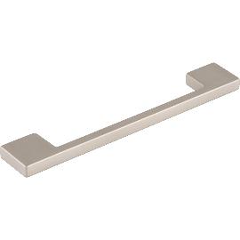 Termékkép Oli fogantyú, lyuktáv 128 mm, szélesség 164,5 mm, matt nikkelezett öntvény