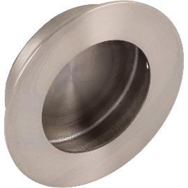 Artikelbild für Muschelgriff Edana II ø 65 mm, Einlass ø 51 mm, Edelstahl gebürstet