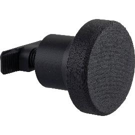 Artikelbild für Mantelhaken Saton zu Akustikpaneel, Ø 50 mm, Kunststoff schwarz