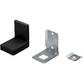 Imagine produs pentru Agatator pentru dulapuri tip 113, cu capac protectie din plastic, negru