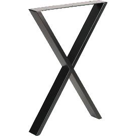 Artikelbild für Tischkufe X 780 x 710 mm, Stahl schwarz