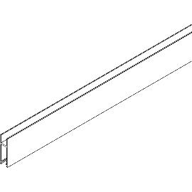 Imagine produs pentru Profil sina culisare VITRIS Atrivant 80,8/10mm,L=6000mm,sticla,aluminiu argintiu