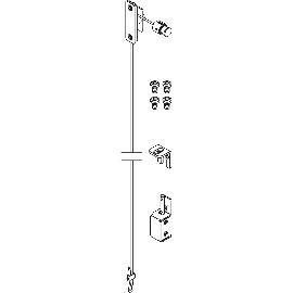 Imagine produs pentru Set accesorii VITRIS Atrivant 80, sistem blocare in profilul de perete