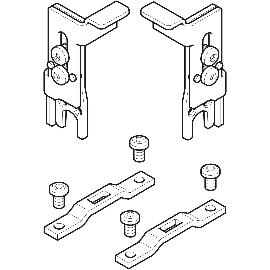 Imagine produs pentru Set accesorii VITRIS Atrivant 80, sistem blocare in sina ghidare podea
