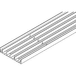 Imagine produs pentru Sina podea VITRIS Atrivant 80, 5 benzi, L= 6000 mm, argintiu
