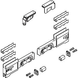 Slika artikla za VITRIS Atrivant 80 garnitura okova lijevo zatvaranje, bijeli aluminij RAL 9006