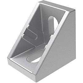 Artikelbild für FATH Zinkwinkel 20 x 17  x 20 pulverbeschichtet alufarbig Nut 5