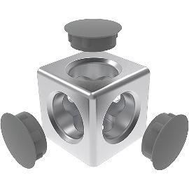 Termékkép FATH kocka-csatlakozó 20 cink présöntvény, horony 5