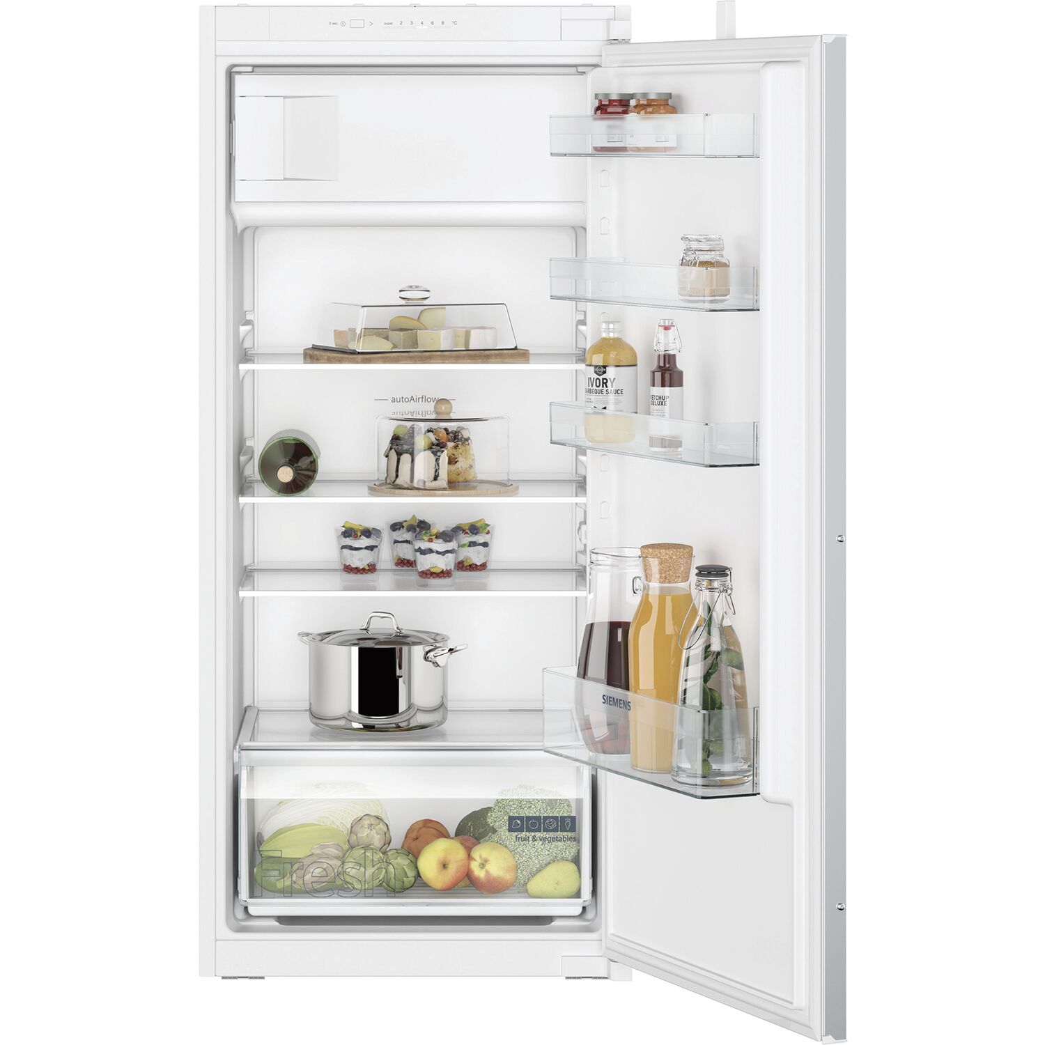 SIEMENS Einbau-Kühlschrank KI42LNSE0 mit Gefrierfach, 1220 mm