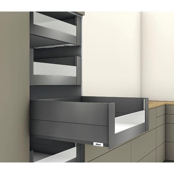 BLUM MERIVOBOX Frontale Con Scanalatura, 1042 Mm, Alluminio Grigio ...